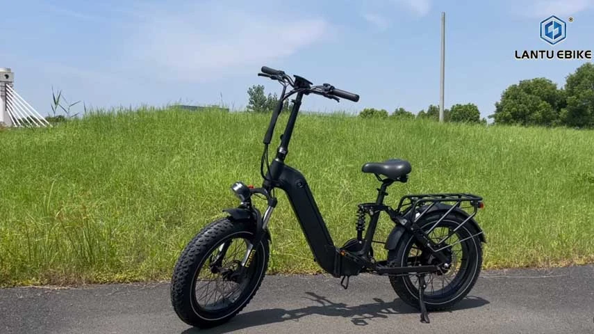 新しい到着脂肪タイヤ折りたたみEbikeゲートベルトドライブシステム